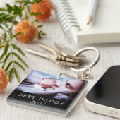 最高のパパ ファースト ファーザーズデー 娘 キーホルダー (正面右)