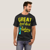 最高のパパ フィッシング Tシャツ (正面フル)