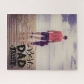 最高のパパ |フォトカスタムー ジグソーパズル (横)