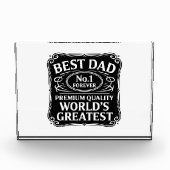 最高のパパ フォトブロック (正面)