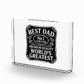 最高のパパ フォトブロック (右)