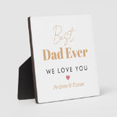 最高のパパ フォトプラーク (正面)