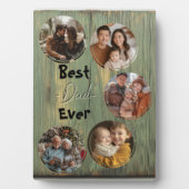 最高のパパ フォトプラーク (正面)