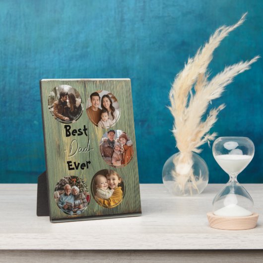 最高のパパ フォトプラーク (側面)