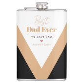 最高のパパ フラスク (正面)