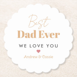 最高のパパ ペーパーコースター