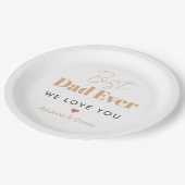 最高のパパ ペーパープレート (アングル)