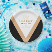 最高のパパ ペーパープレート (パーティー)