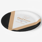 最高のパパ ペーパープレート (アングル)