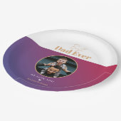 最高のパパ ペーパープレート (アングル)