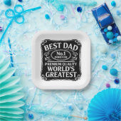 最高のパパ ペーパープレート (パーティー)