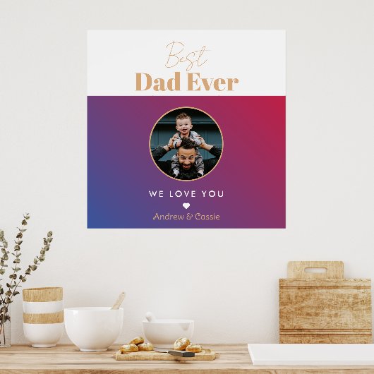 最高のパパ ポスター (キッチン)