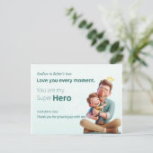 最高のパパ ポストカード (スタンド正面)