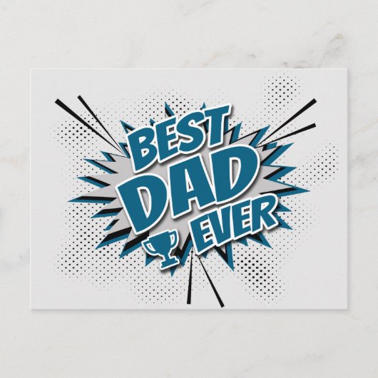 最高のパパ ポストカード (正面)