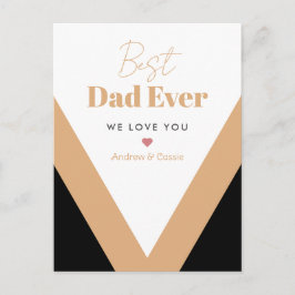 最高のパパ ポストカード