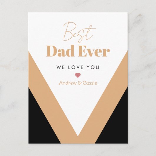 最高のパパ ポストカード (正面)