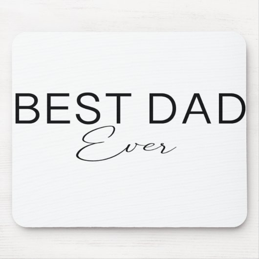 最高のパパ マウスパッド (正面)