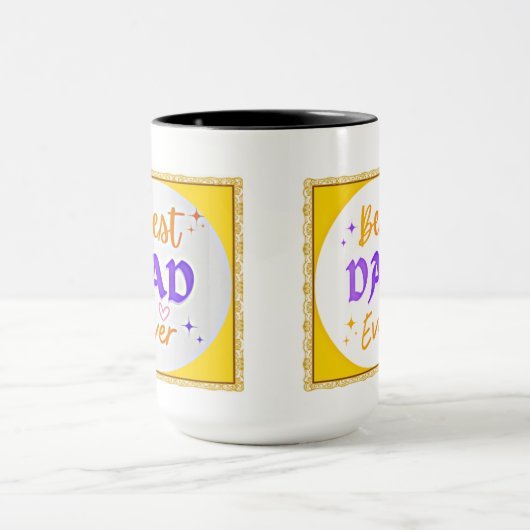 最高のパパ マグカップ (中央)