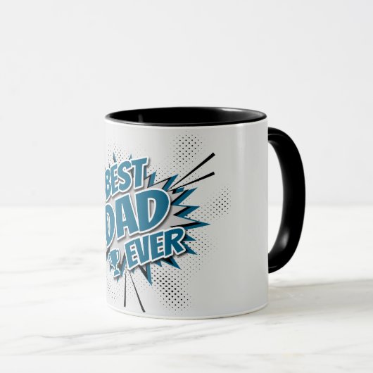 最高のパパ マグカップ (正面右)