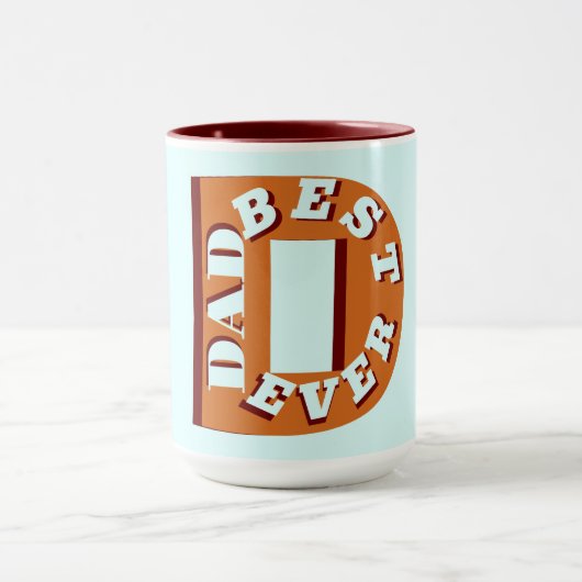 最高のパパ マグカップ (中央)
