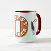 最高のパパ マグカップ (正面右)