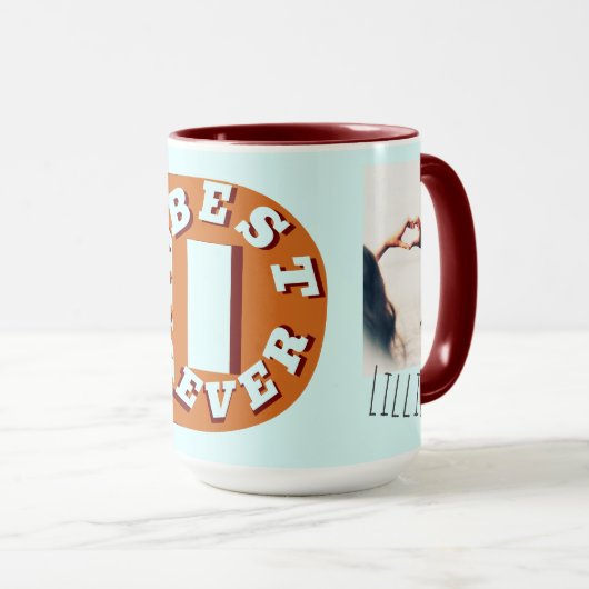 最高のパパ マグカップ (正面右)