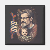 最高のパパ マグネット (正面)