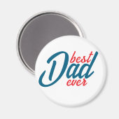 最高のパパ マグネット (正面/裏面)