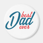 最高のパパ マグネット (正面)