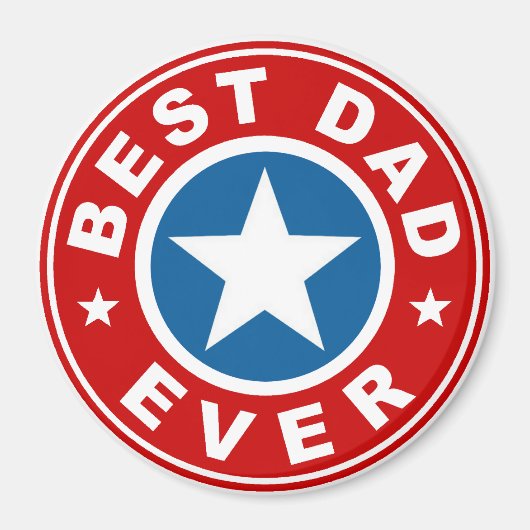 最高のパパ マグネット (正面)