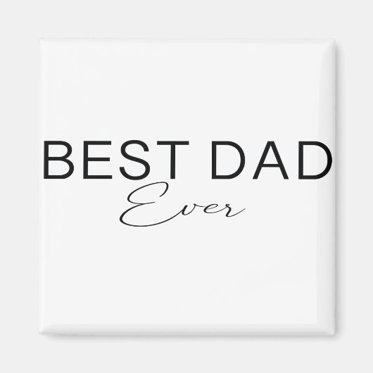 最高のパパ マグネット (正面)