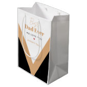 最高のパパ ミディアムペーパーバッグ (裏面アングル)