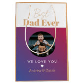 最高のパパ ミディアムペーパーバッグ (正面)