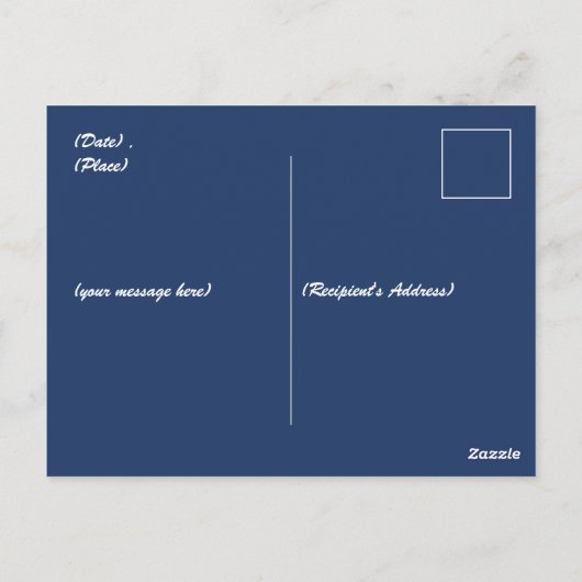 最高のパパ メダル 父の日 ポストカード (裏面)