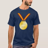 最高のパパ メダル 父の日 Tシャツ (正面)