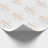 最高のパパ ラッピングペーパー (角)