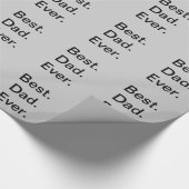 最高のパパ ラッピングペーパー (角)