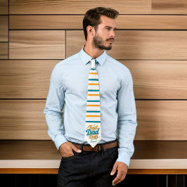 最高のパパ | レトロパーソナライズされた父の日 ネクタイ