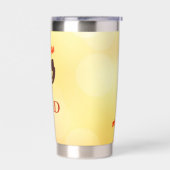 最高のパパ 保温保冷タンブラー (左面)