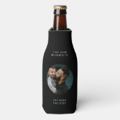 最高のパパ |写真カスタムと文字父の日 ボトルクーラー (ボトル正面)