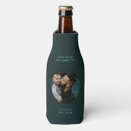 最高のパパ |写真カスタムと文字父の日 ボトルクーラー
