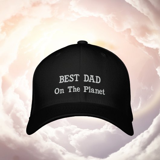 最高のパパ 刺繍入りキャップ