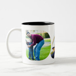 最高のパパ。幸福のファースト・ファーザー・デー ツートーンマグカップ