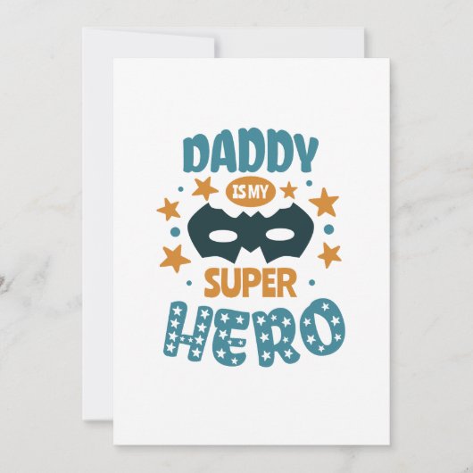 最高のパパ  招待状 (正面)