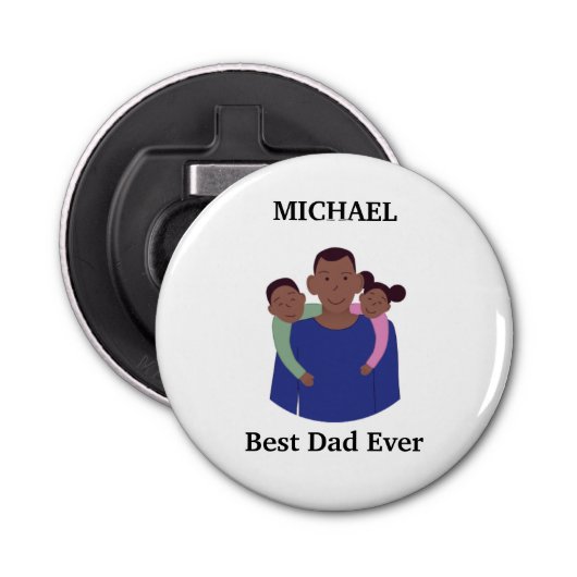 最高のパパ 栓抜き (正面)