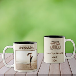最高のパパ!父の日にぴったりの！ ツートーンマグカップ