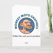 「最高のパパ」父の日のカード カード (裏面)