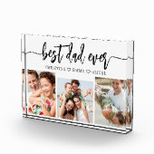 最高のパパ – 父の日の写真コラージュ フォトブロック (右)