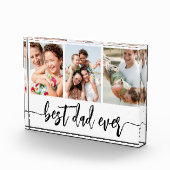 最高のパパ – 父の日の写真コラージュ フォトブロック (右)
