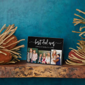 最高のパパ – 父の日の写真コラージュ フォトプラーク (側面)